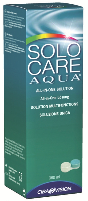 Solocare Aqua 360 ml
soluzione unica + portalenti
